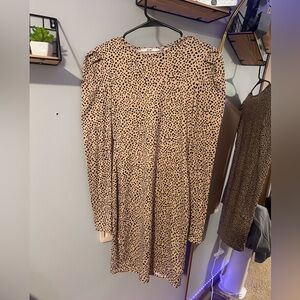 Cheetah print dress